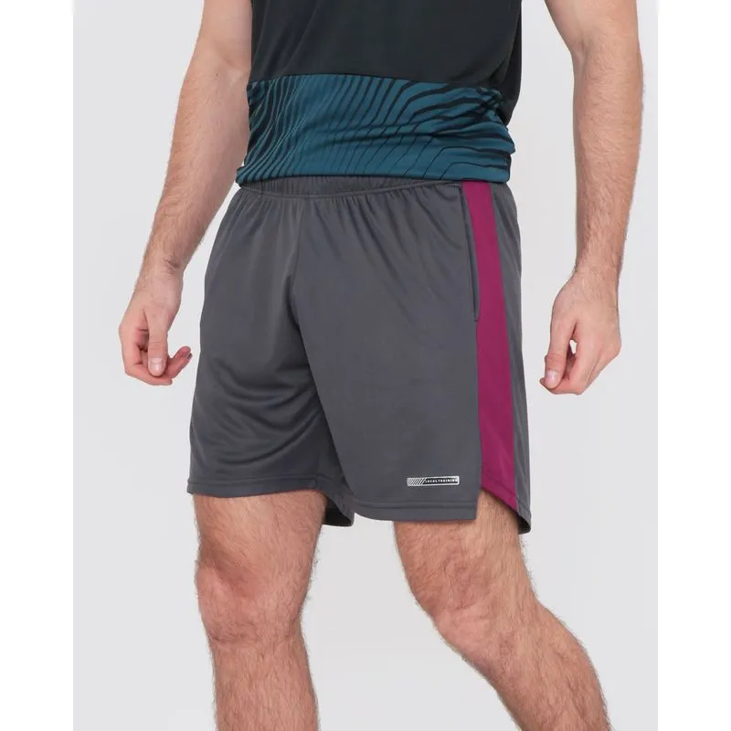 Bermuda Esportiva Masculina Recorte Lateral Cinza M