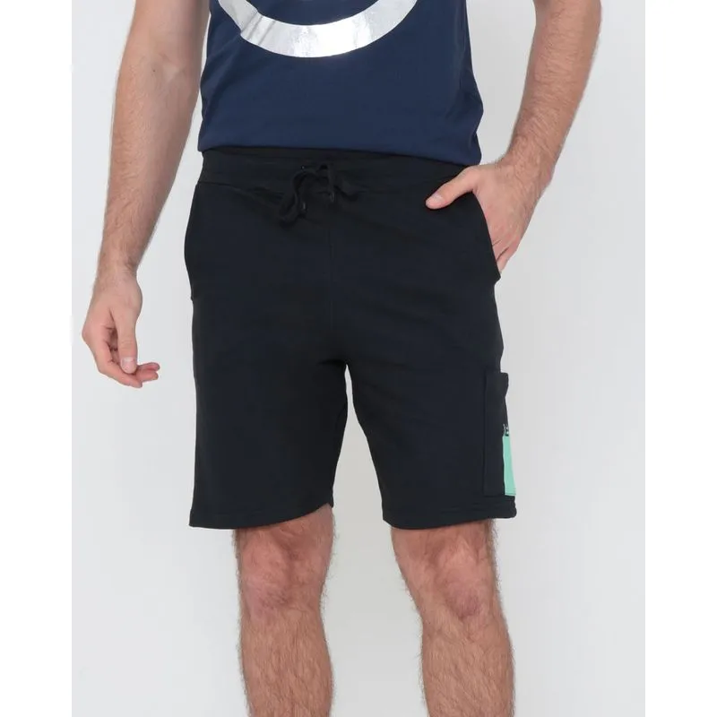 Bermuda Moletinho Masculina Urban Mescla Preto M