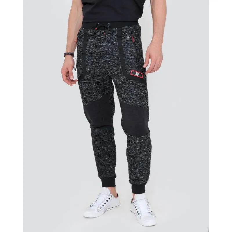 Calça Tweed Masculina Recorte Preta G