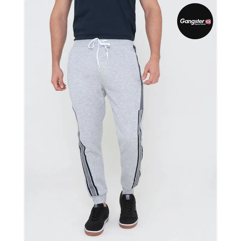 Calça Moletom Masculina Gangster Cinza Claro P