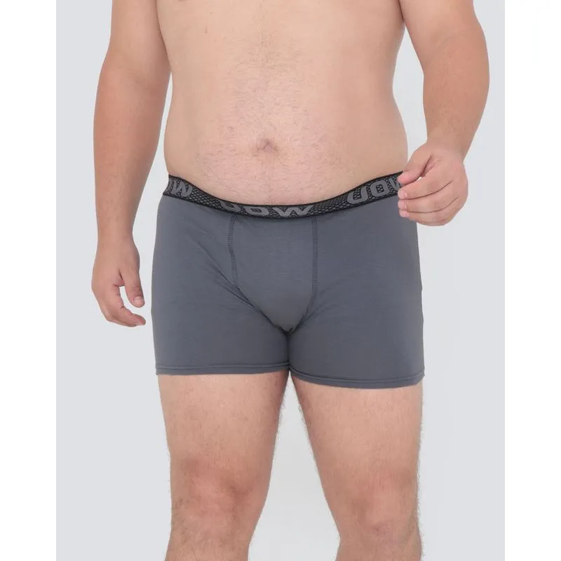 Cueca Plus Size Boxer Cinza G1