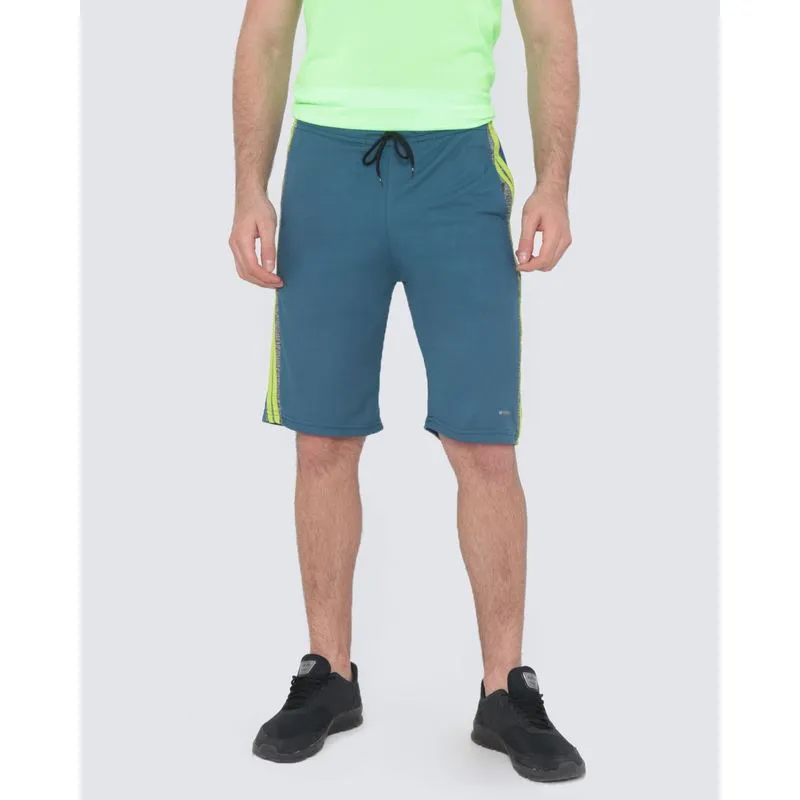 Bermuda Esportiva Masculina Listras Lateral Azul Escuro P