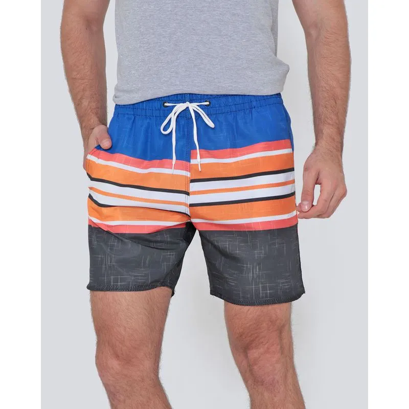 Bermuda Surf Masculina Listrada Azul M