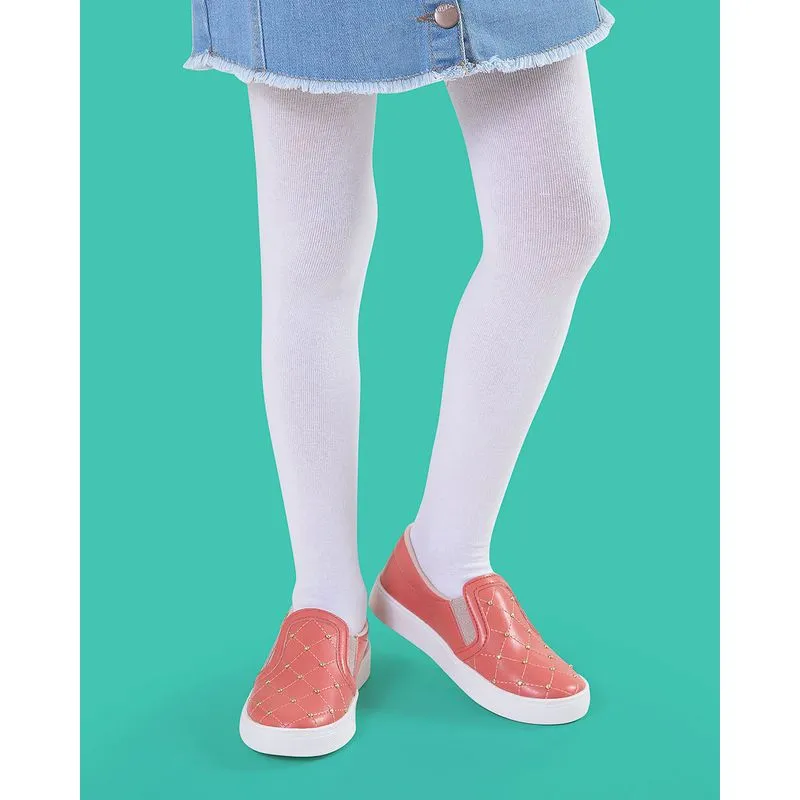 Meia Calça Infantil Branca P