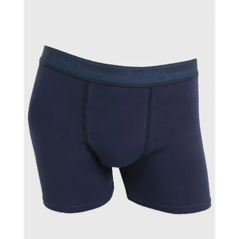 Cueca Masculina Boxer Algodão Lupo Azul Marinho M