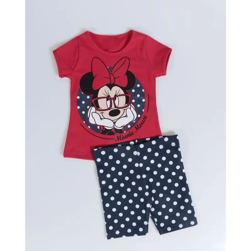 Conjunto Bebê Poá Minnie Mouse Disney Vermelho 3
