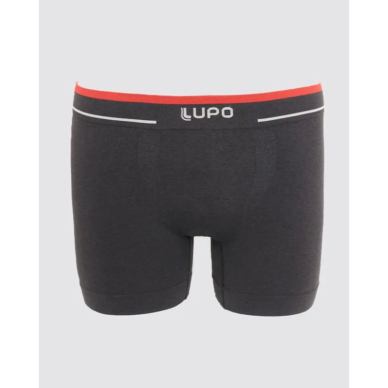 Cueca Plus Size Masculina Lupo Boxer Preta G2