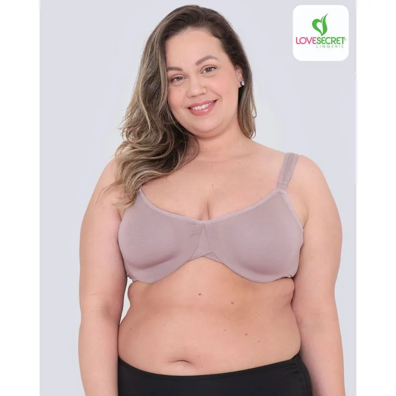 Sutiã Moldado Plus Size Com Arco Love Secret Lilás 46