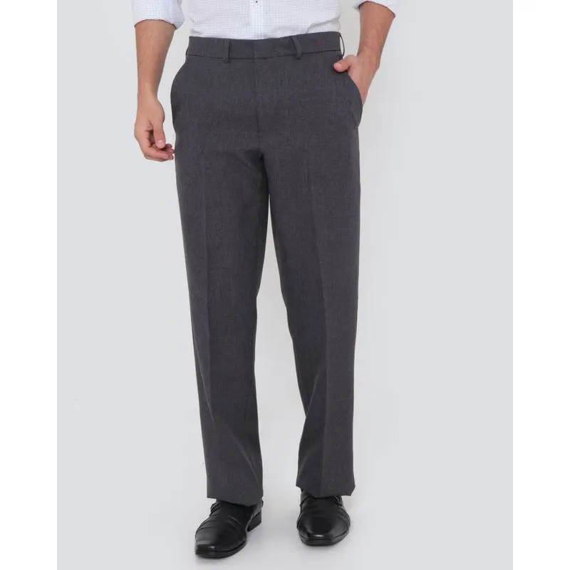Calça Social Masculina Mescla Cinza Chumbo 44