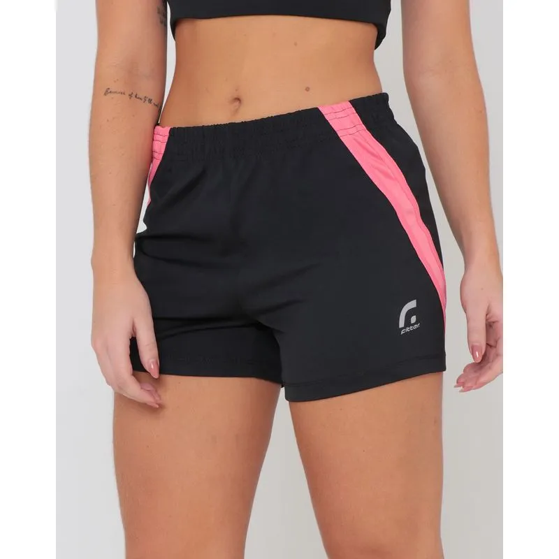 Short Fitness Feminino Recorte Transversal Preto M