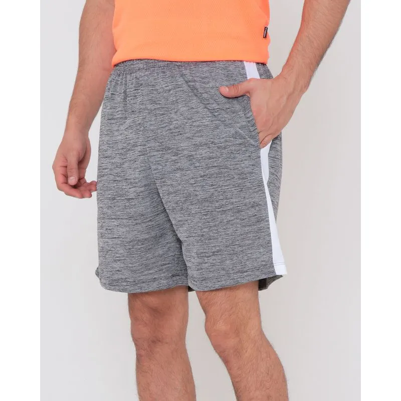 Bermuda Esportiva Masculina Recorte Mescla Cinza G