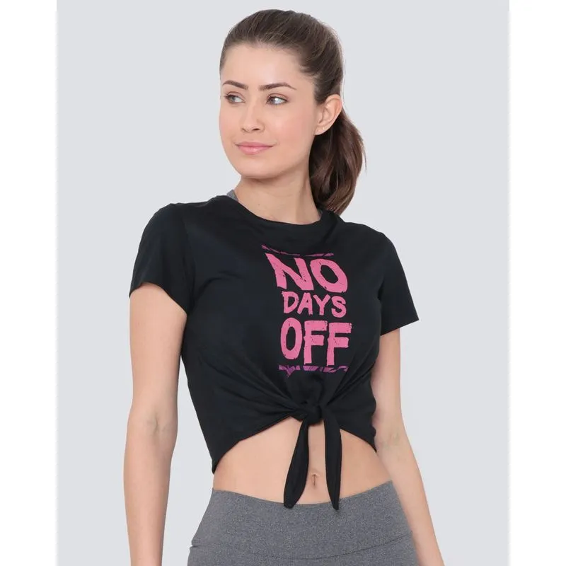Blusa Fitness Nózinho Cropped Preta G