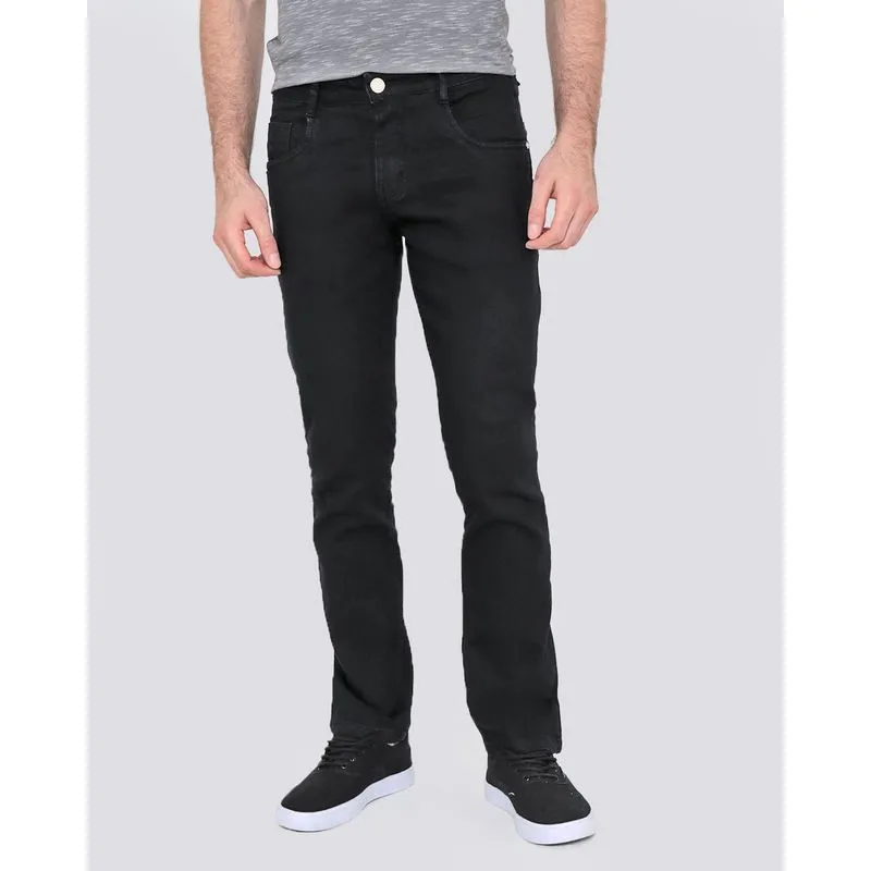 Calça Jeans Masculina Básica Preta 48