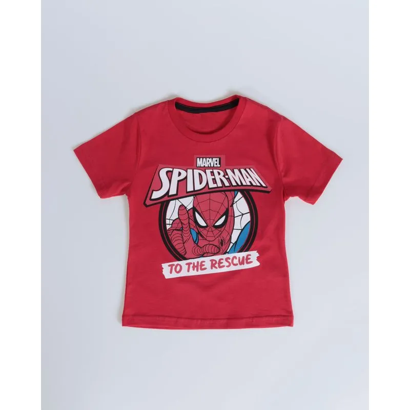 Camiseta Bebê Algodão Marvel Homem-Aranha Vermelha 1