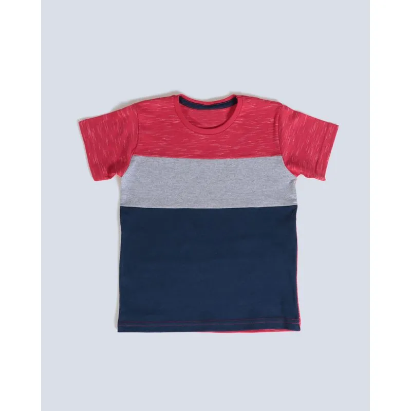 Camiseta Bebê Recortes Manga Curta Flamê Vermelha 2