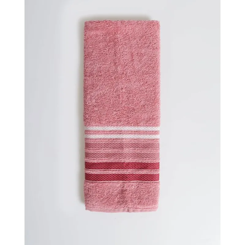 Toalha De Rosto Dynamo Jacquard Rosa Claro UN