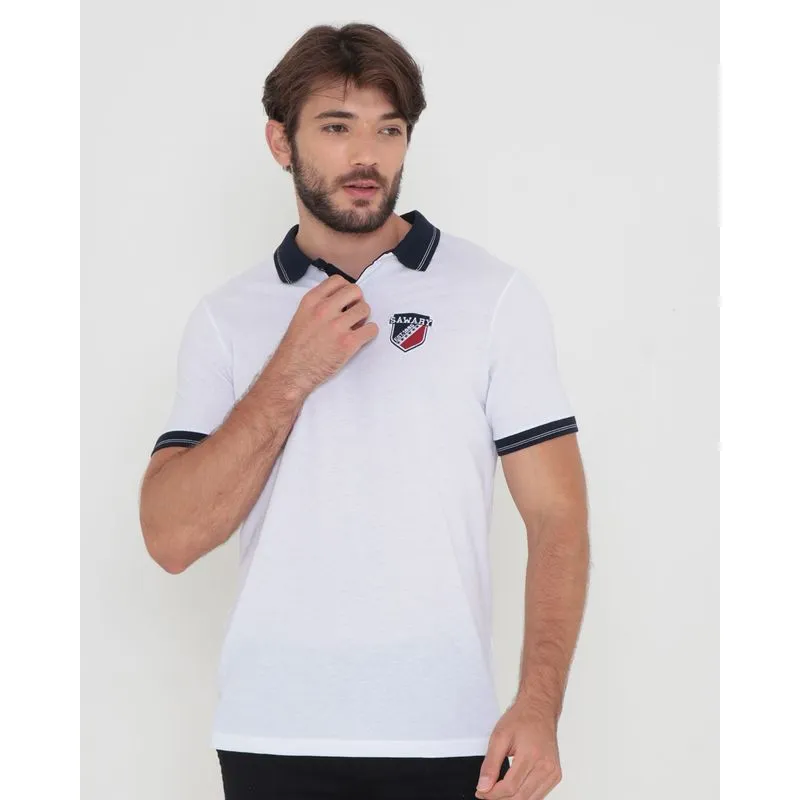 Polo Masculina Sawary Branca P