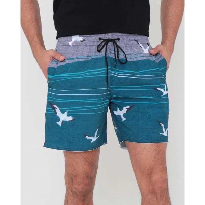 Bermuda Masculina Surf Estampada Azul M