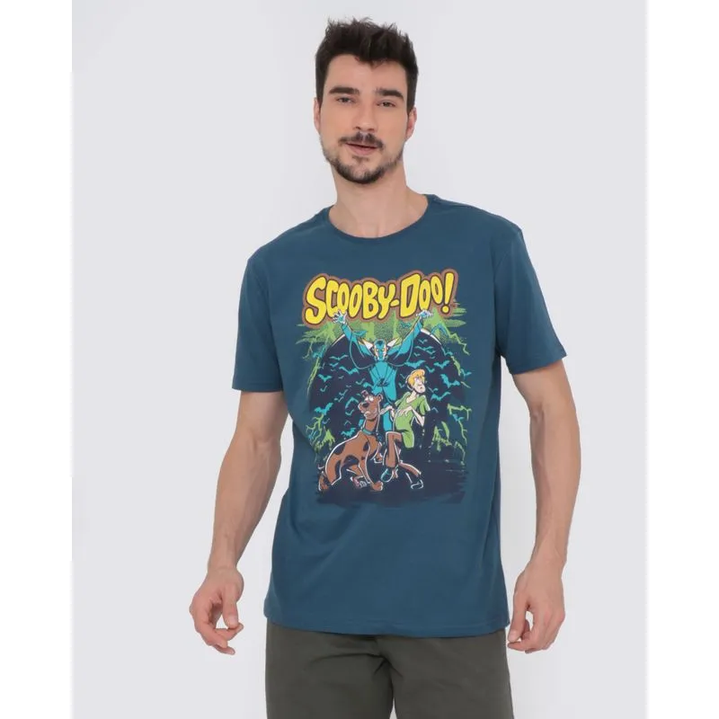 Camiseta Scooby Doo Azul Warner Azul Marinho GG