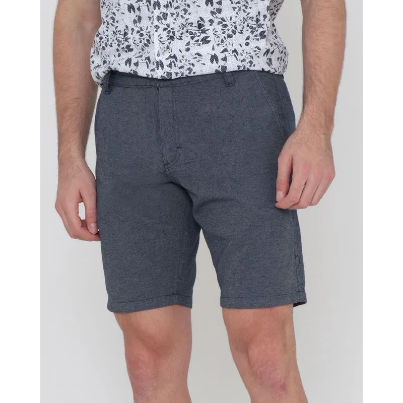 Bermuda Sarja Masculina Listras Azul 40