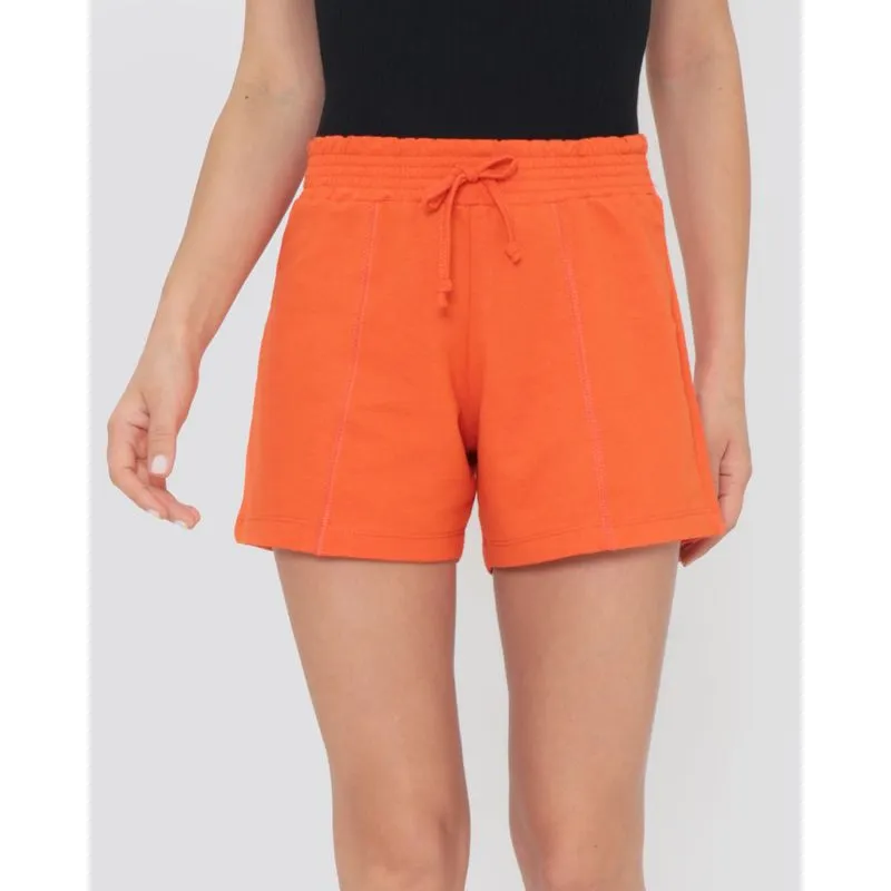 Short Feminino Moletinho Laranja P