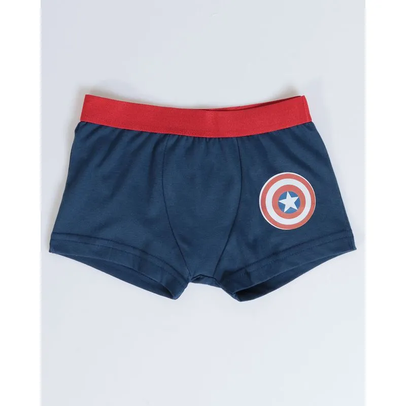 Cueca Infantil Capitão América Marvel Marinho 4