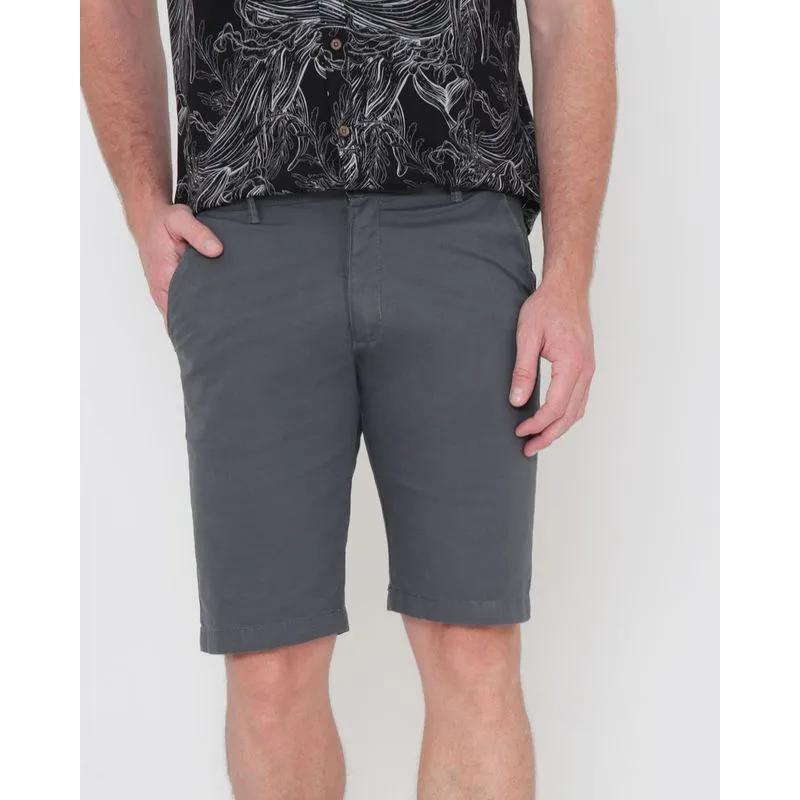 Bermuda Masculina Sarja Cinza 44