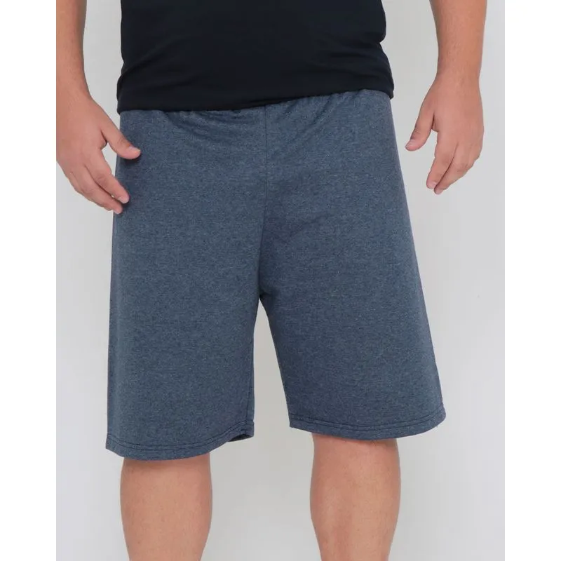 Bermuda Moletom Plus Size Marinho G3