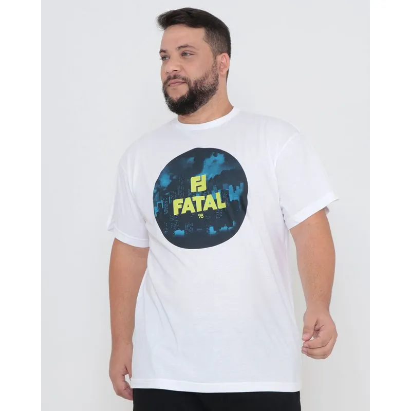 Camiseta Plus Size Fatal Branca G3