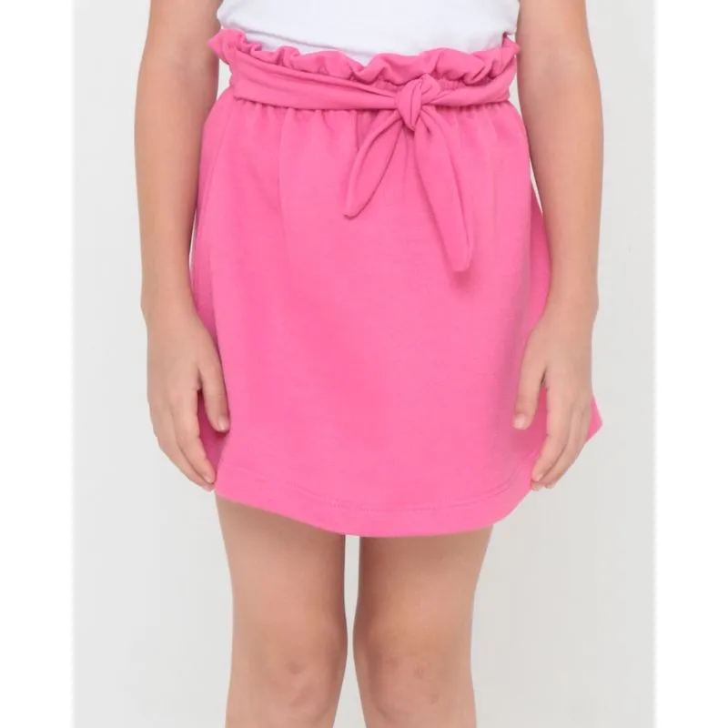 Saia Infantil Moletinho Rosa 6