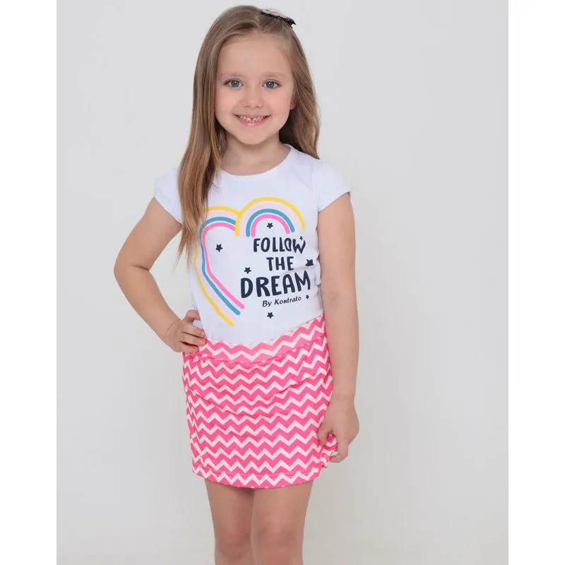 Conjunto Infantil Estampado Branco 6