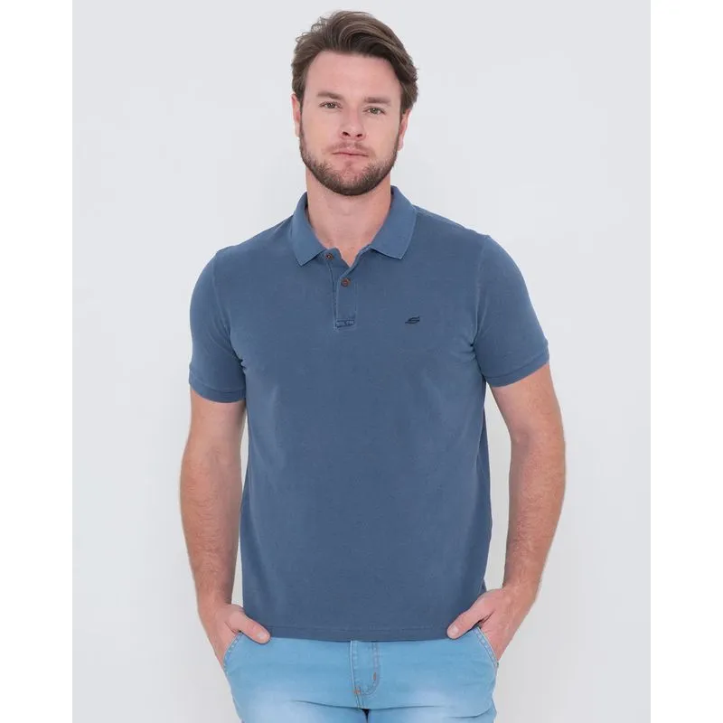 Polo Masculina Sawary Azul M