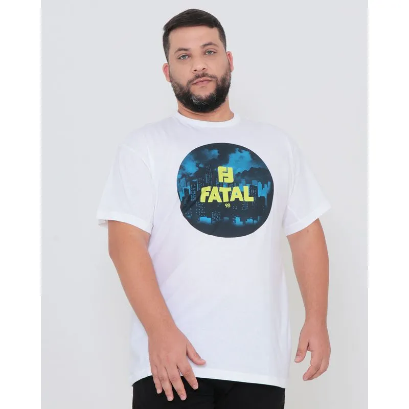 Camiseta Plus Size Fatal OffWhite G3