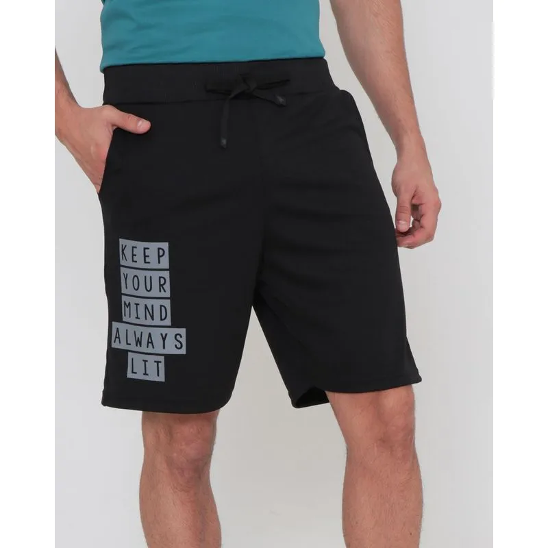 Bermuda Esportiva Masculina Preta GG