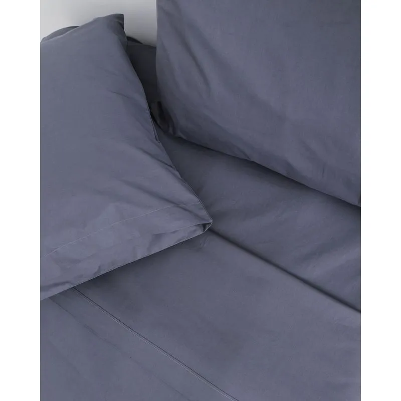 Jogo De Cama Percal 180 Fios Queen Andreza Cinza UN