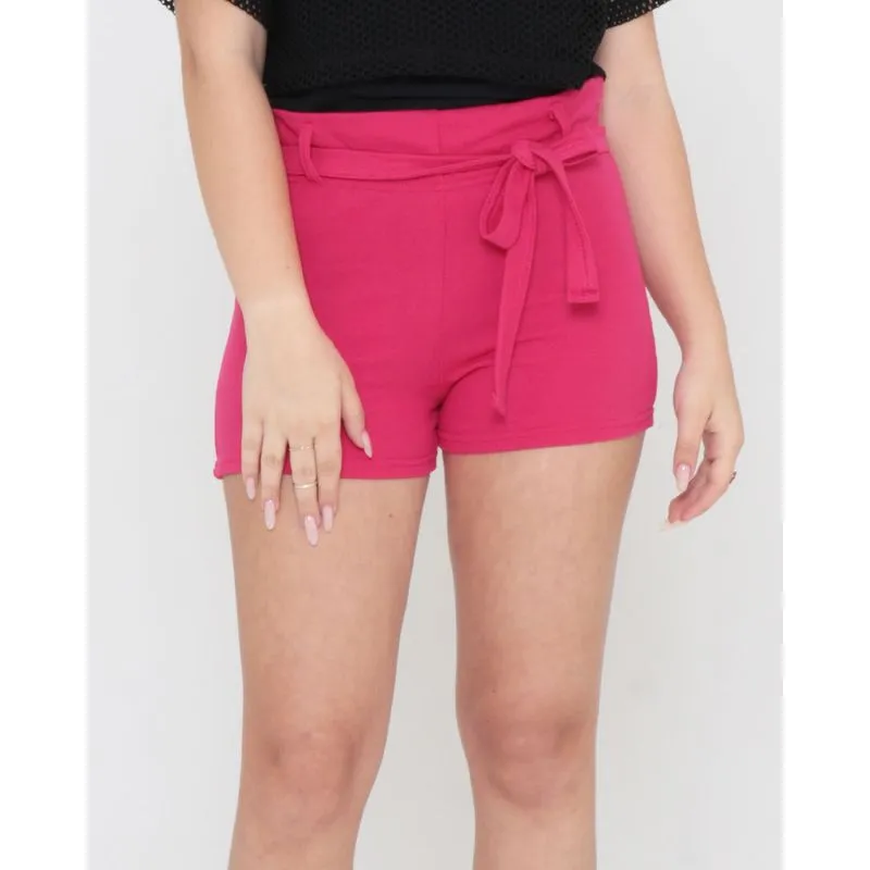 Short Moletinho Juvenil Clochard Liso Rosa 14