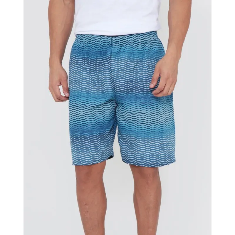 Bermuda Masculina Surf Estampada Listrada Azul G