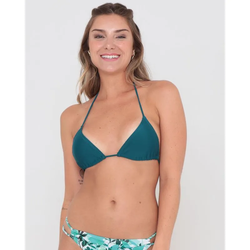 Biquíni Avulso Top Cortininha Com Bojo Verde Escuro GG