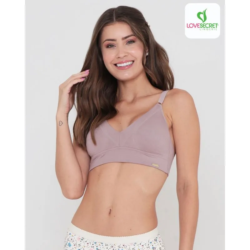 Sutiã Sem Bojo Moldado Love Secret Lilás 50