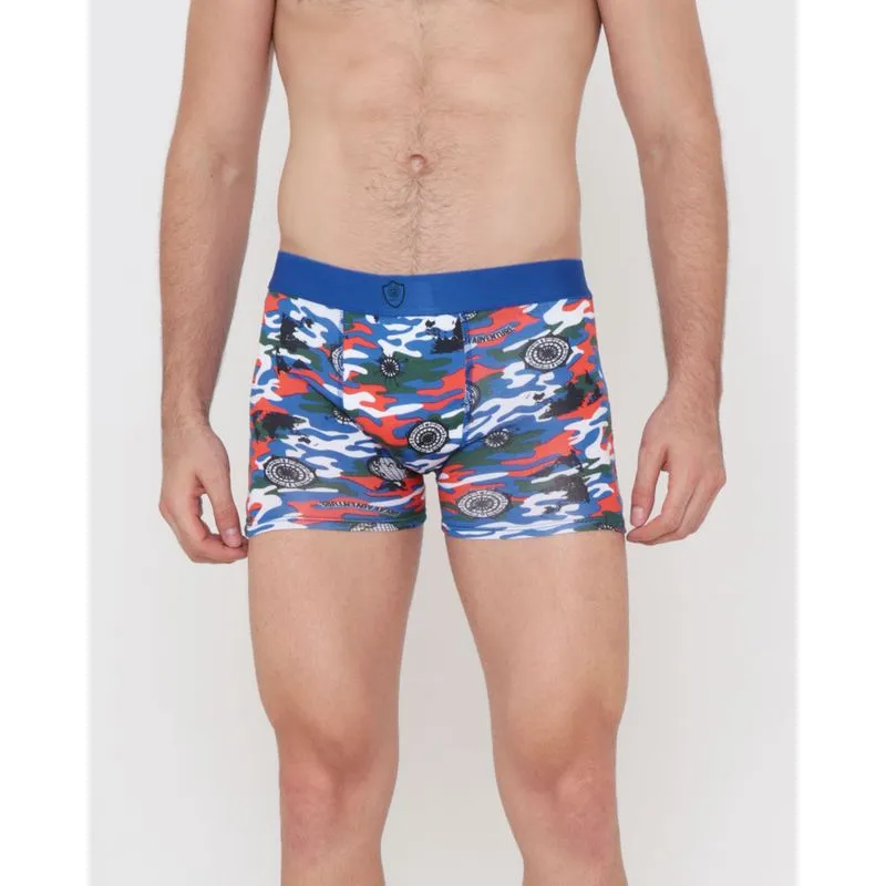 Cueca Boxer Microfibra Estampada Azul Claro 66211000033020GG