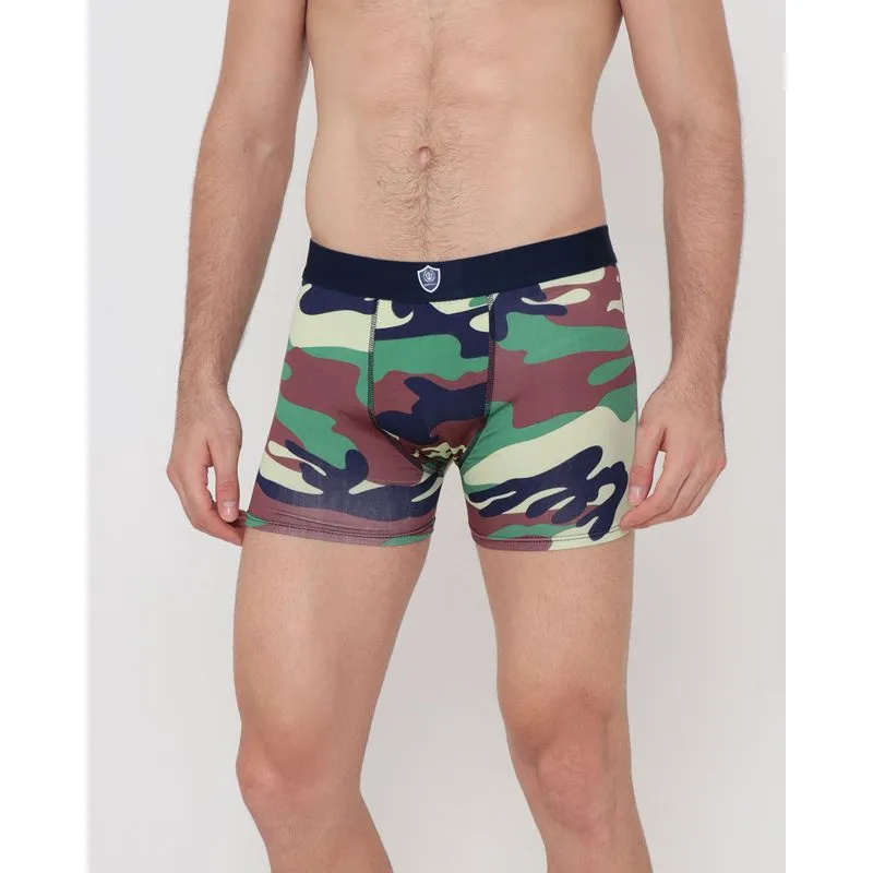 Cueca Boxer Malha Estampada Verde 66211000033179GG