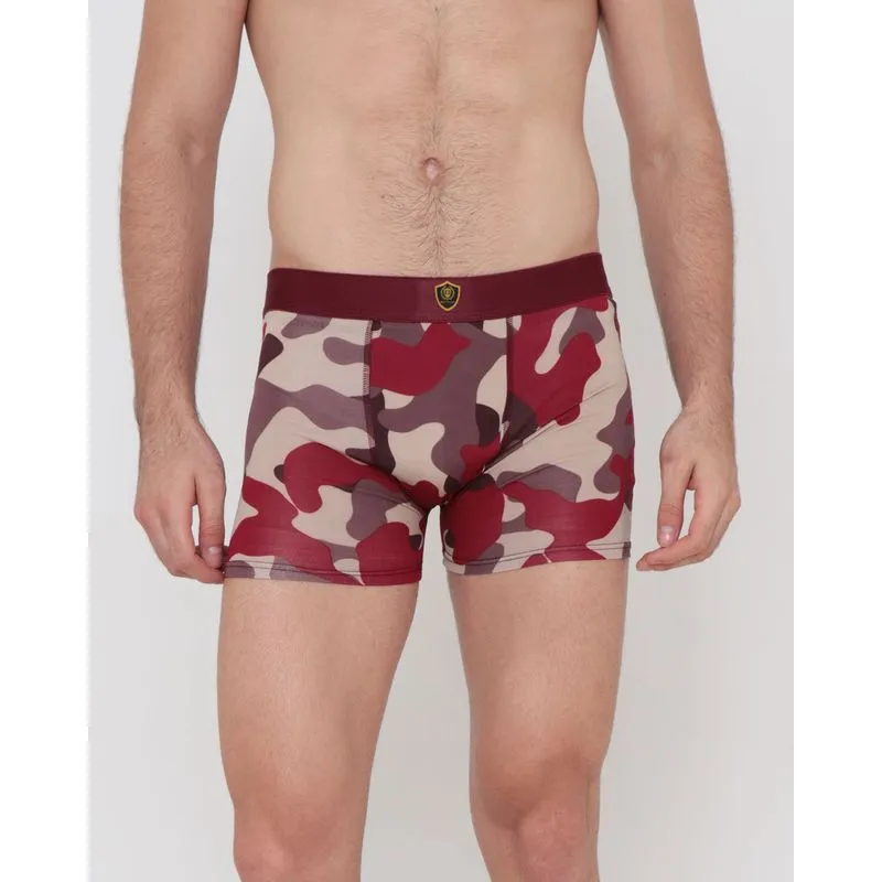 Cueca Boxer Malha Estampada Vinho 66211000033193GG