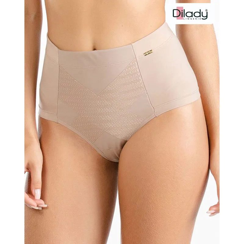 Calcinha Cinta Modeladora Zero Barriga Dilady Bege Claro P