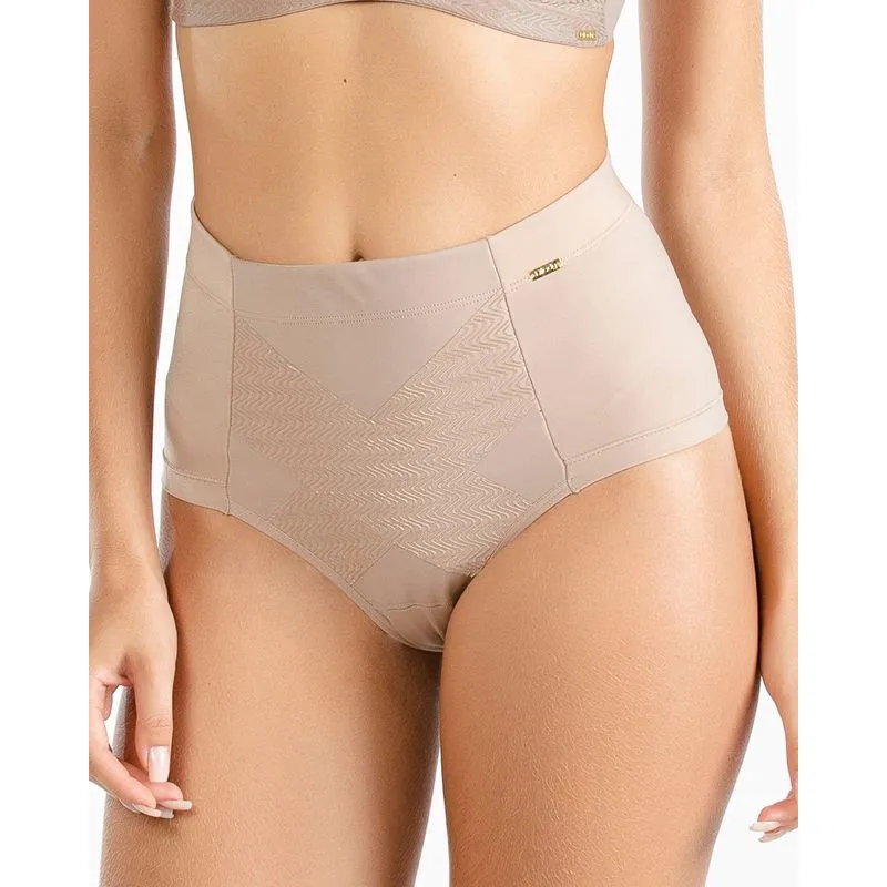 Calcinha Cinta Modeladora Extra Sustentação Bege P