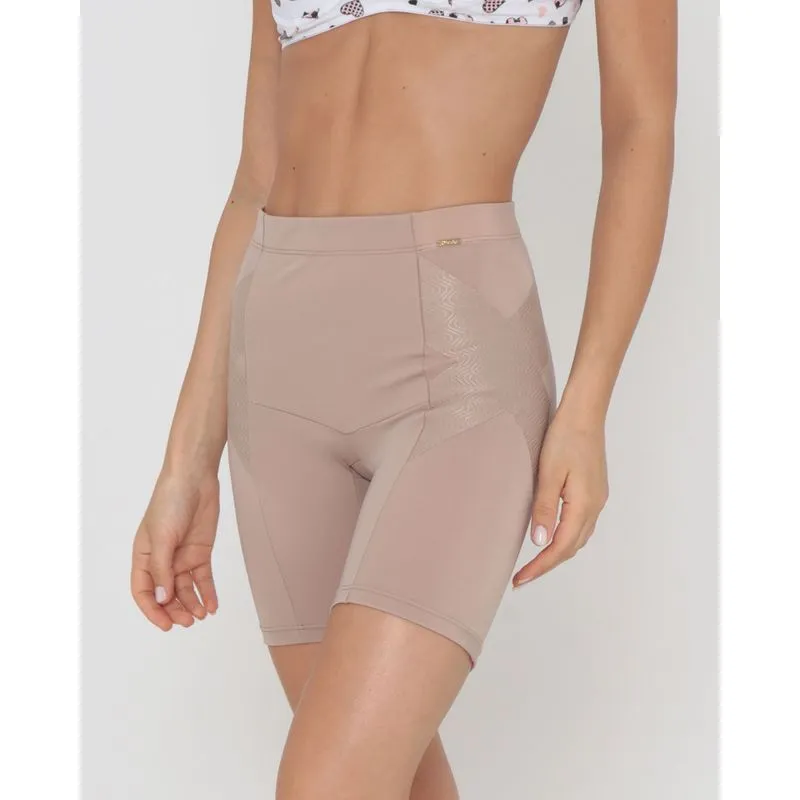 Bermuda Dilady Modeladora Culote Control Bege P