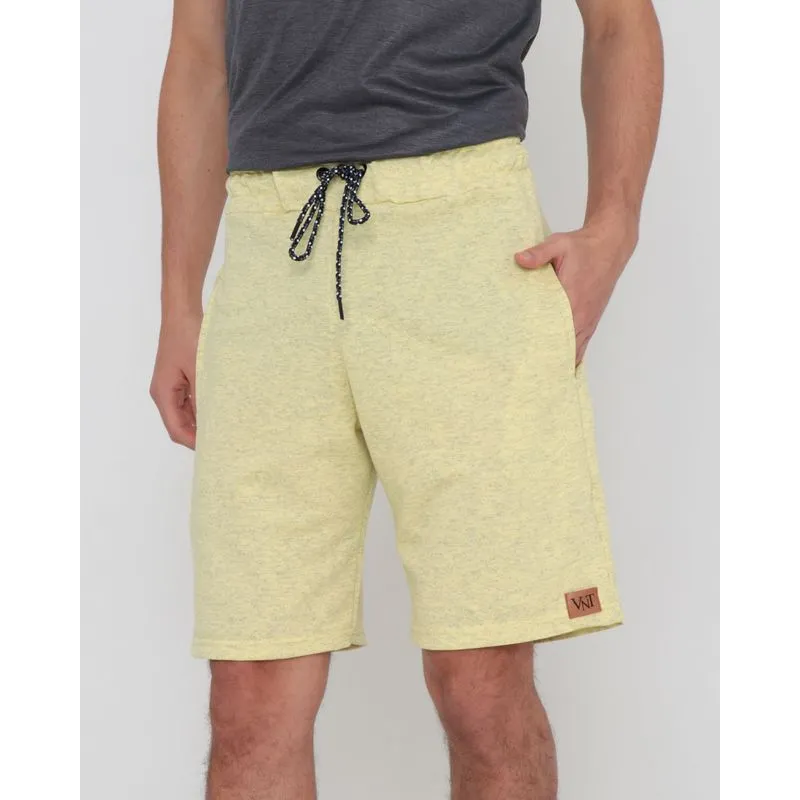 Bermuda Moletinho Masculina Mescla Amarelo Claro 27152000140011UN