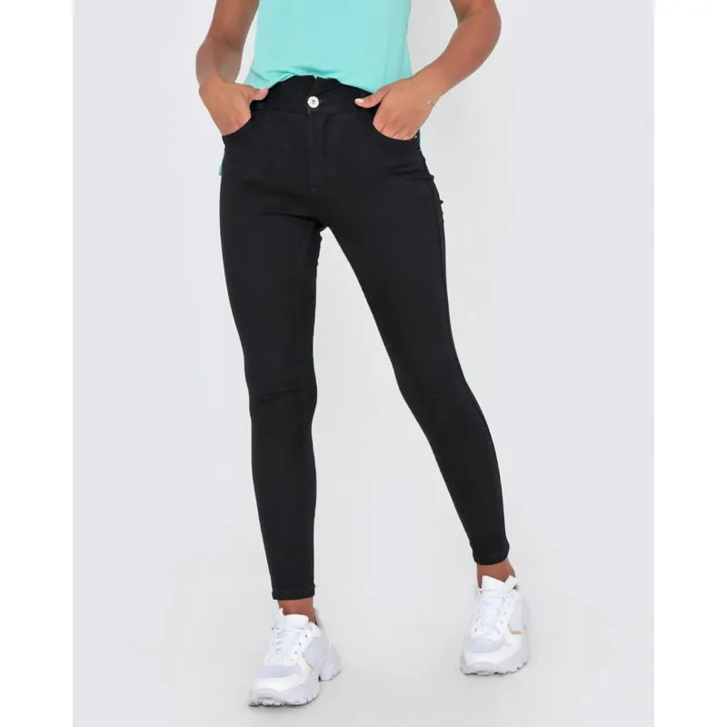 Calça Sarja Clochard Lisa Preta 36