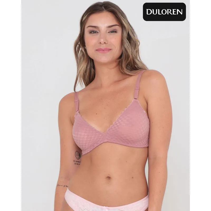 Sutiã Sem Bojo Base Duloren Rosa G