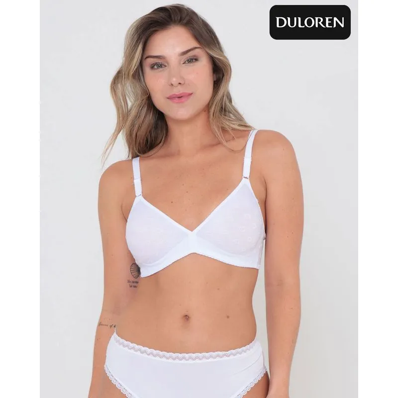 Sutiã Triângulo Sem Bojo Duloren Branco M