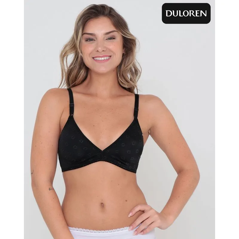 Sutiã Triângulo Sem Bojo Duloren Preto G